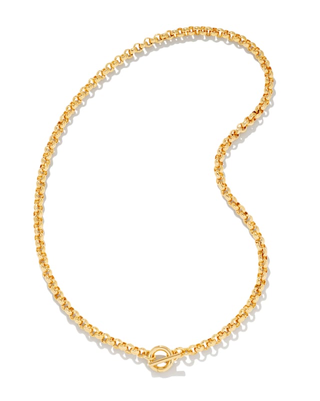 Macy Chain Necklace in 18k Gold Vermeil image number 0.0