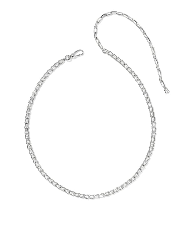 Bella Silver Tennis Necklace