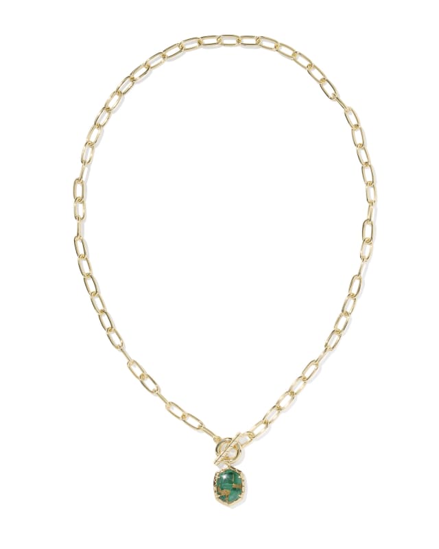 Daphne Gold Link and Chain Necklace
