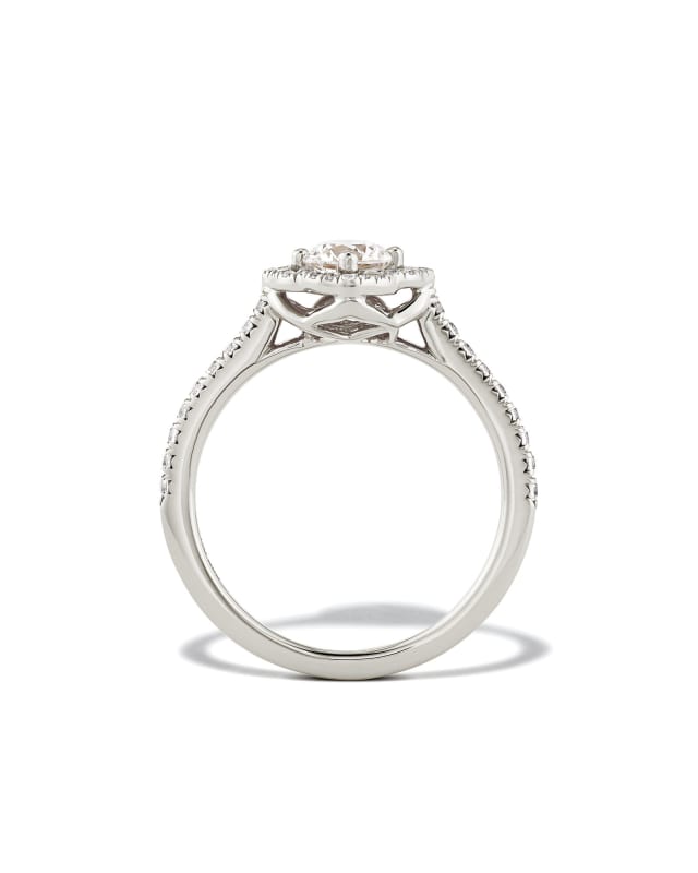 Signature Engagement Ring in 14k White Gold image number 2.0