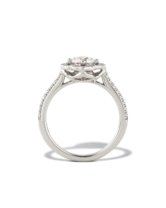 Signature Engagement Ring in 14k White Gold image number 2.0