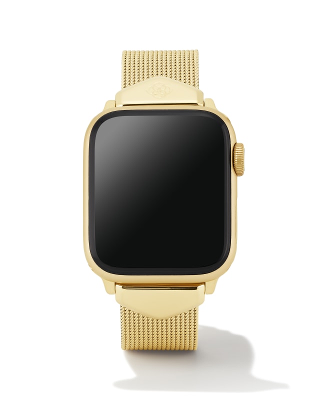 Mia Mesh Watch Band in Gold Tone Stainless Steel image number 0.0