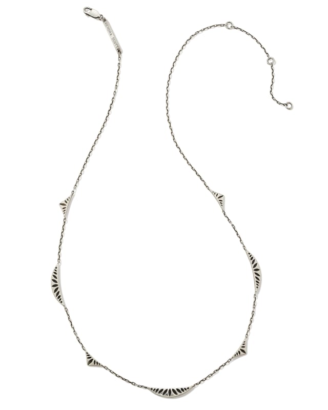 Sophee Strand Necklace in Oxidized Sterling Silver image number 1.0