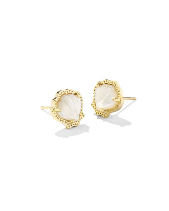Colorado Earrings in White Mother of Pearl Colorado Earrings in White Mother of Pearl