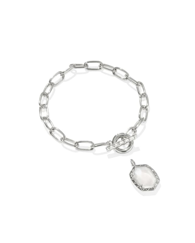 Daphne Silver Link and Chain Bracelet image number 1.0