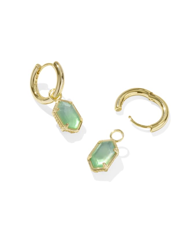 Hallie Gold Huggie Earrings image number 1.0