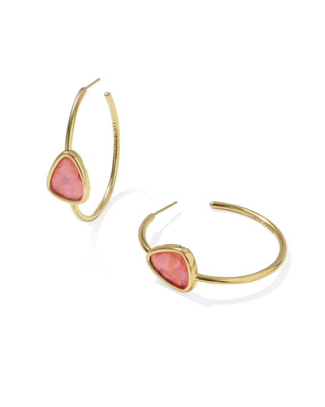 Margot Vintage Gold Hoop Earrings image number 0.0