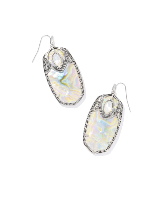 Darby Vintage Silver Drop Earrings image number 0.0
