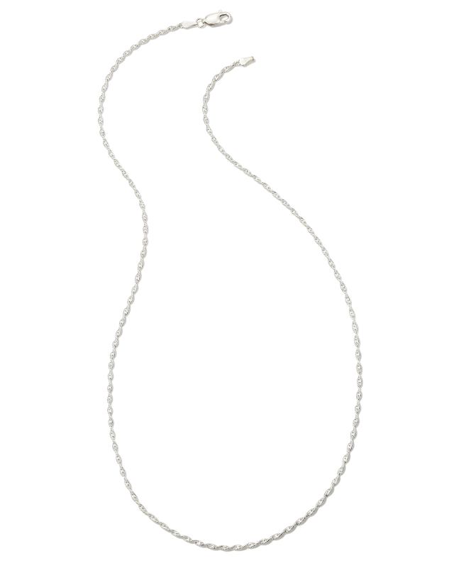 Twisted Victorian Chain Necklace in Sterling Silver image number 1.0