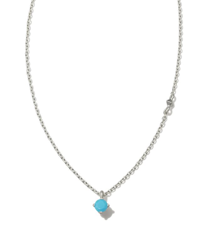 Maisie Sterling Silver Pendant Necklace in Turquoise image number 0.0