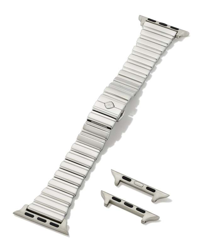 Leanor Narrow Watch Band in Stainless Steel image number 2.0