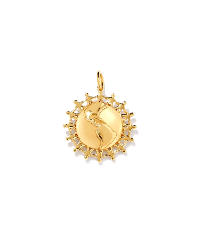 Children’s World Charm in 18k Gold Vermeil image number 0.0