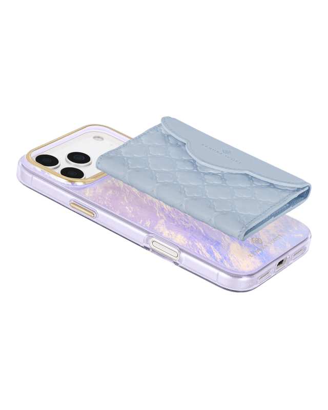 Magnetic Blue Trifold Wallet image number 5.0