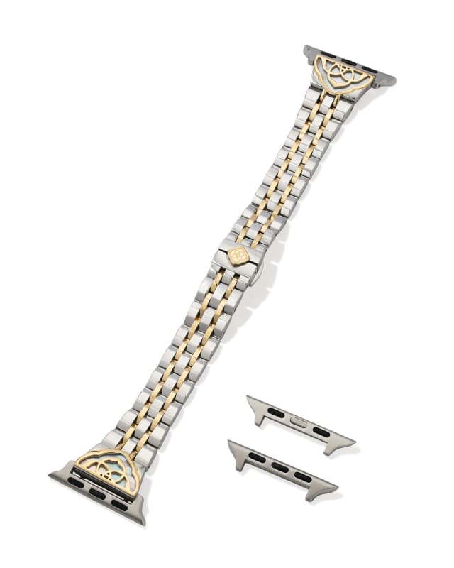 Kiera Two Tone Stainless Steel Watch Band image number 2.0