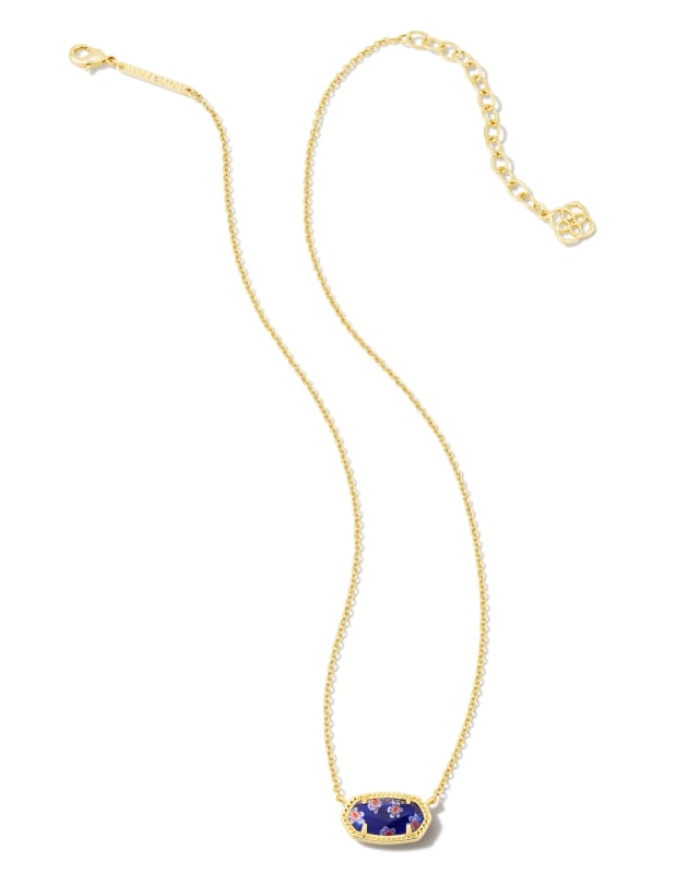 Gold Class of 2023 Monogram Pendant Necklace