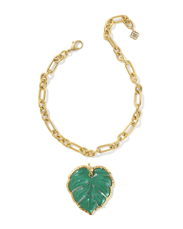 Kayla Vintage Gold Statement Necklace image number 3.0