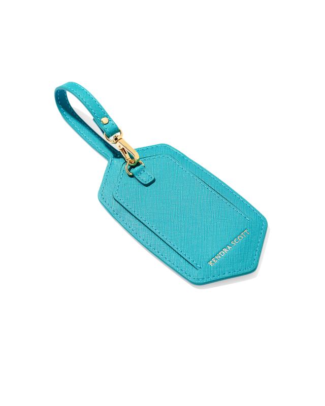 Luggage Tag in Dark Turquoise image number 0.0