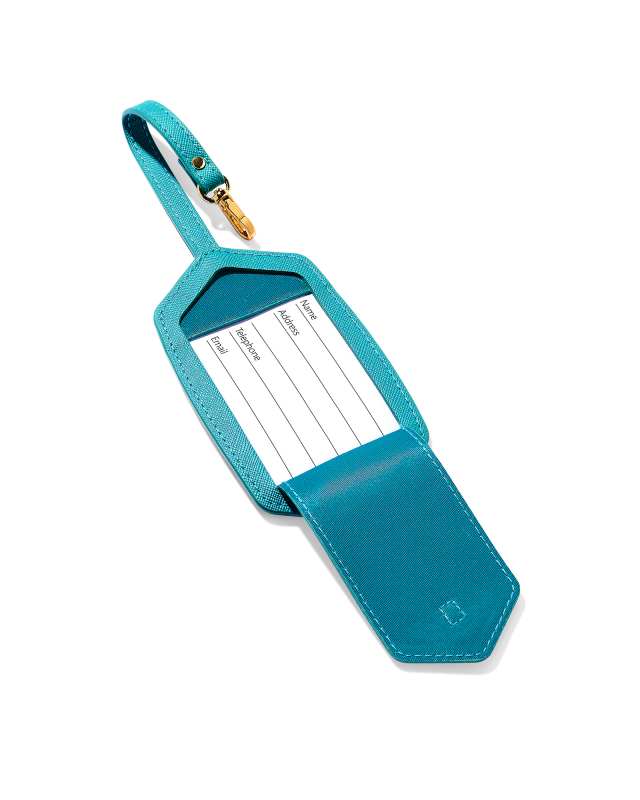 Luggage Tag in Dark Turquoise image number 1.0