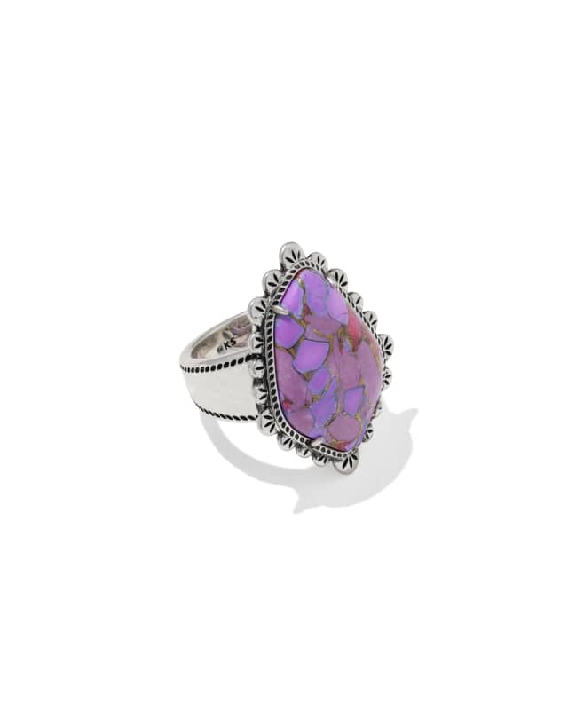 Ellery Vintage Silver Cocktail Ring image number 0.0