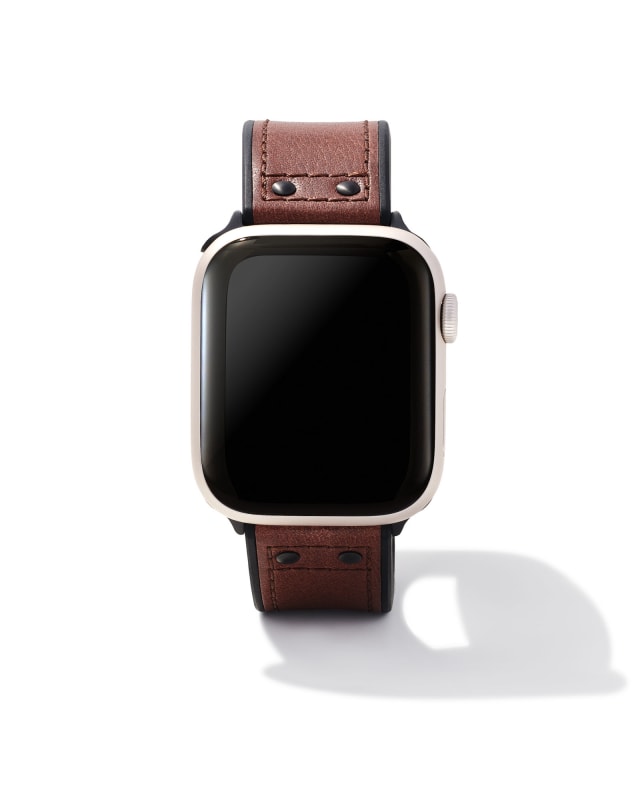 Cade Leather Watch Band in Cognac image number 0.0