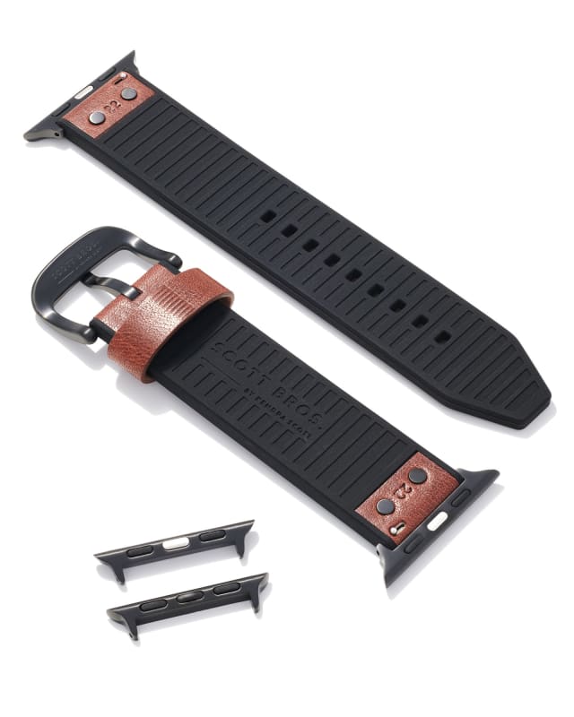 Cade Leather Watch Band in Cognac image number 2.0