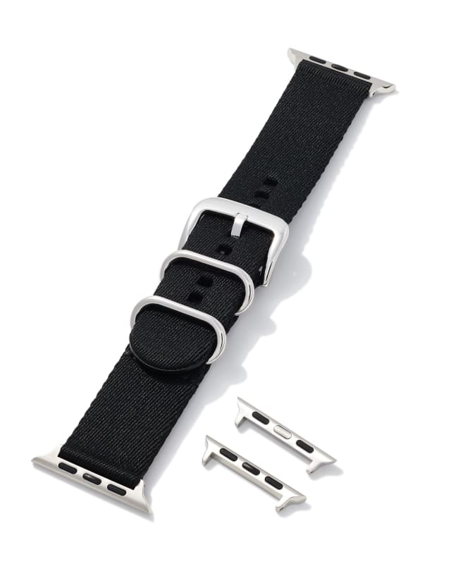 Kenneth Nylon Watch Band in Black image number 1.0