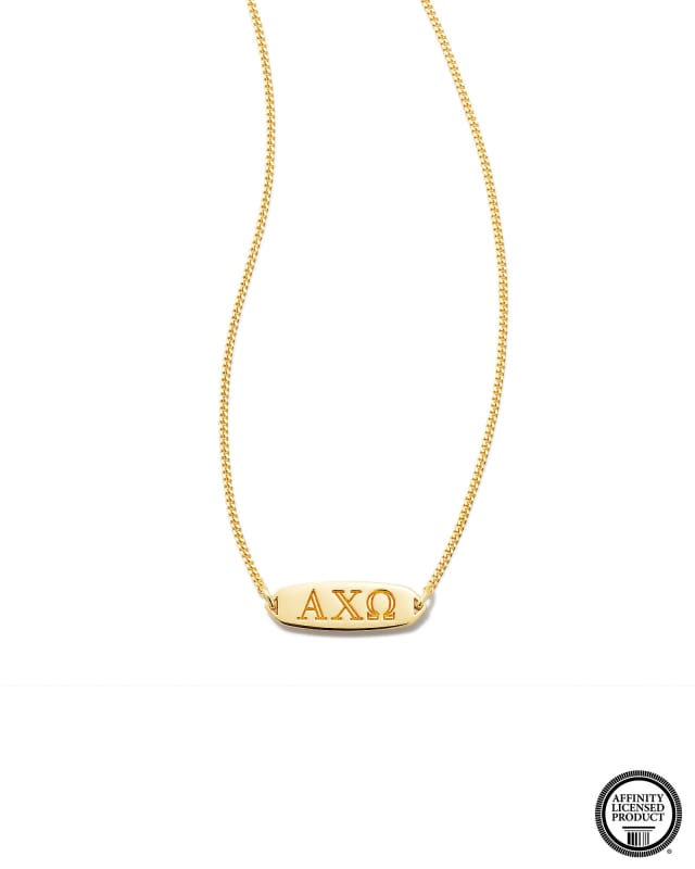 Alpha Chi Omega Pendant Necklace image number 0.0