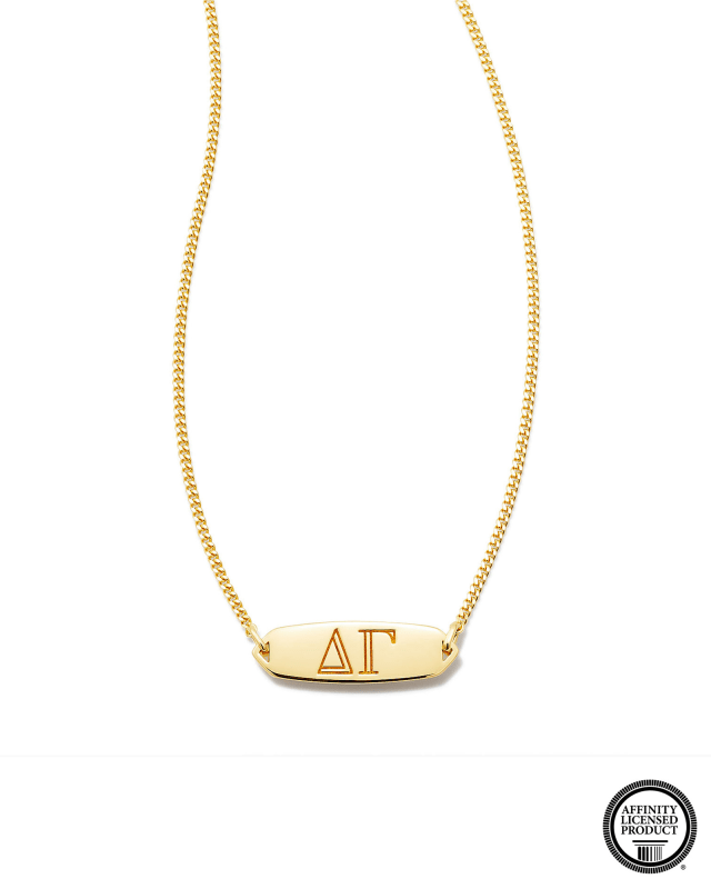 Delta Gamma Pendant Necklace image number 0.0