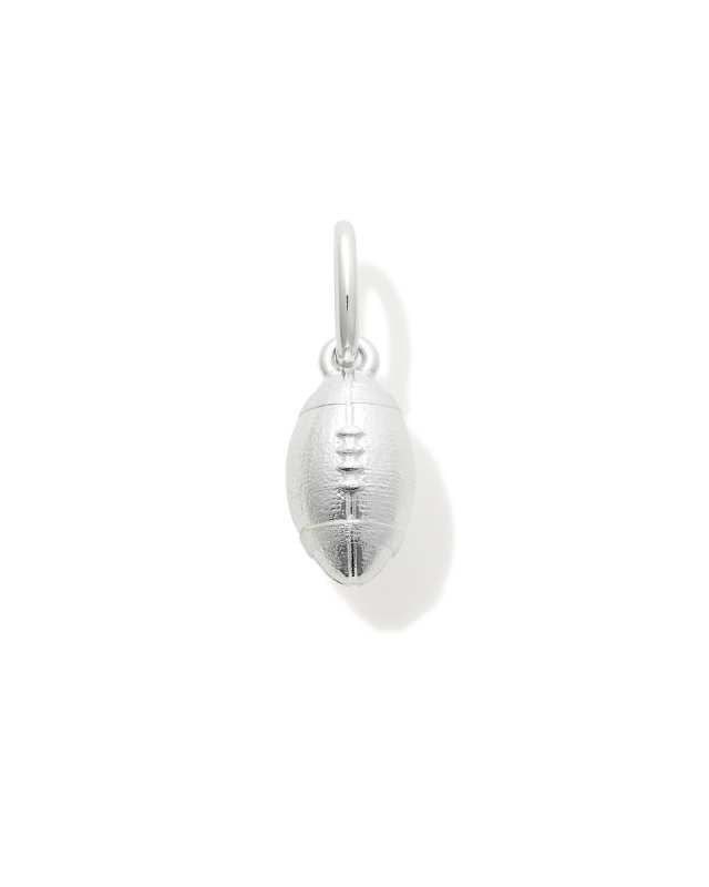 Metal Football Charm in Sterling Silver image number 0.0