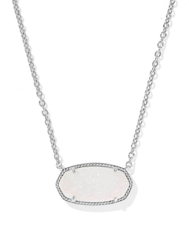 Elisa Silver Statement Short Pendant Necklace image number 0.0
