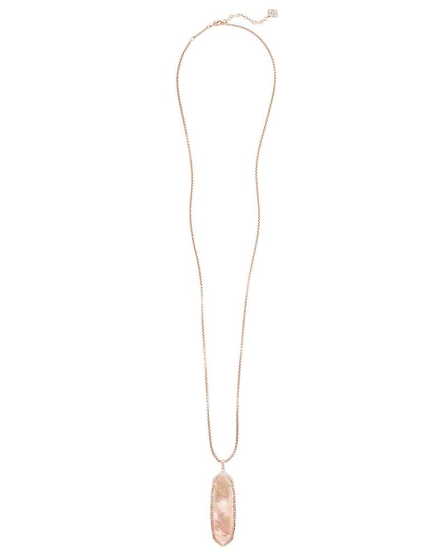 LAYDEN NECKLACE RSG PEACH ILLUSION image number 1.0