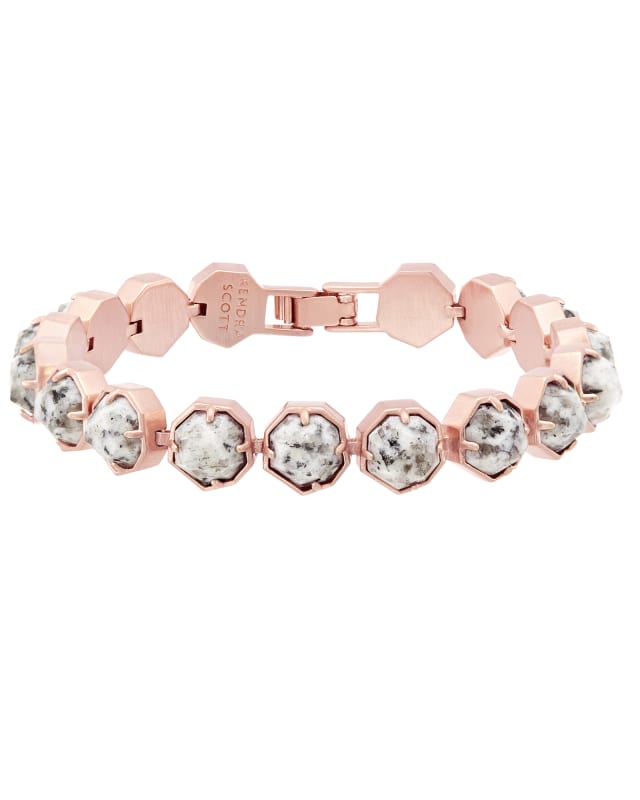 Lace Link Bracelet in Brass or Rose Gold Kendra Scott