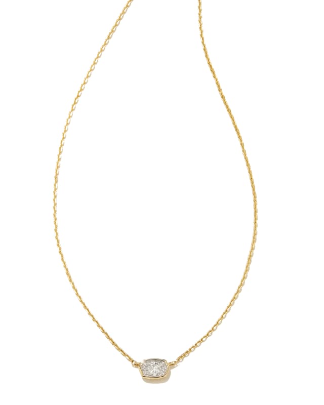 Marisa Oval Solitaire Pendant Necklace image number 0.0