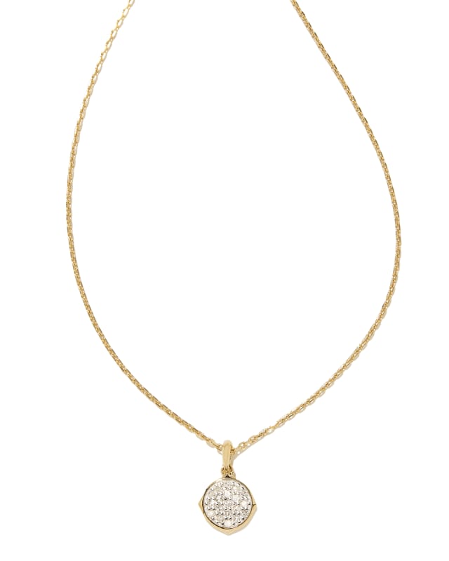 Matilda 14k Yellow Gold Pendant Necklace in White Diamond image number 0.0