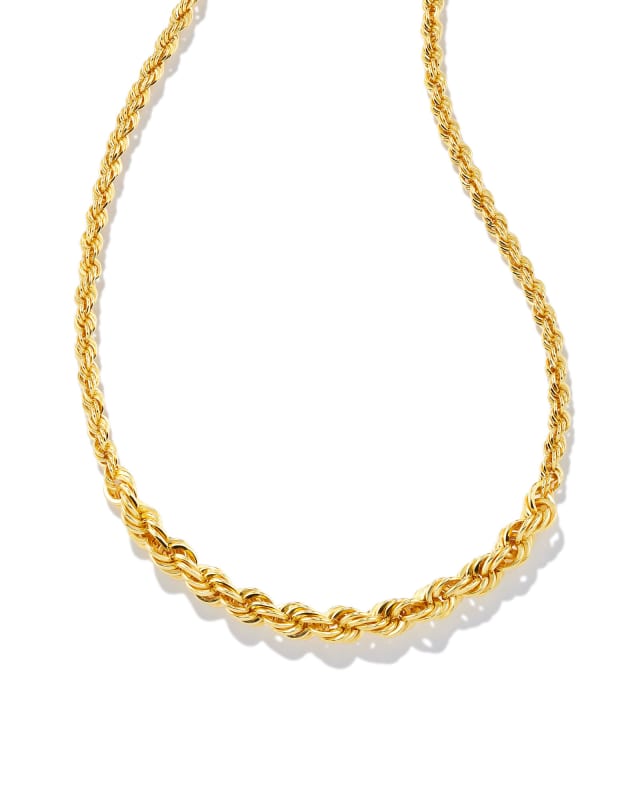 Saylor Chain Necklace in 18k Gold Vermeil image number 0.0