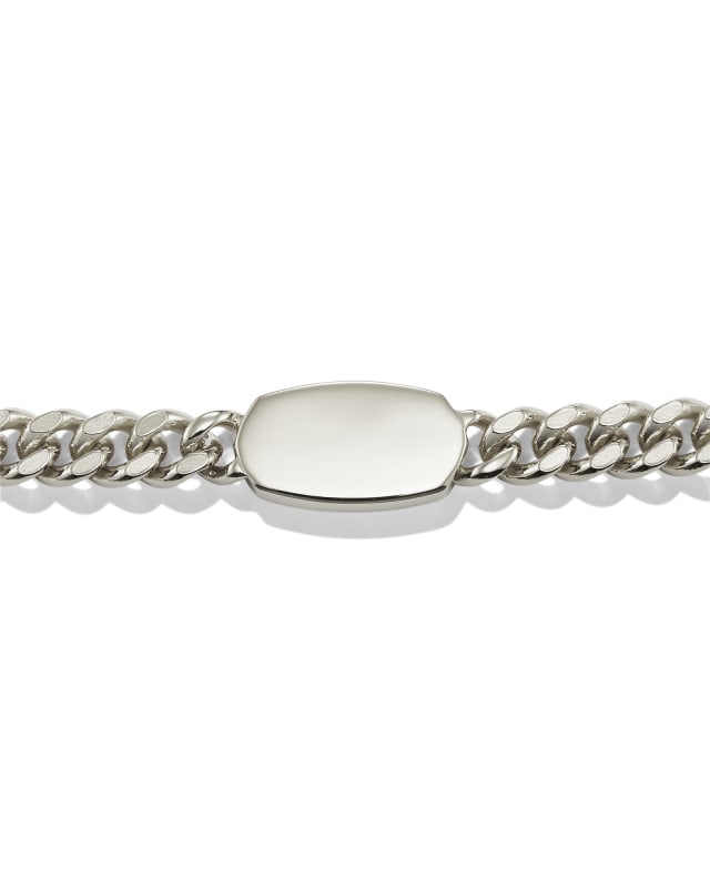 Curb Link Bracelet in Sterling Silver