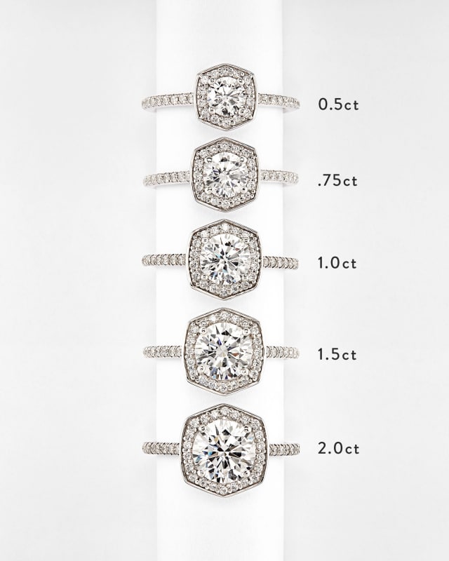 Round Iconic Halo Engagement Ring image number 1.0