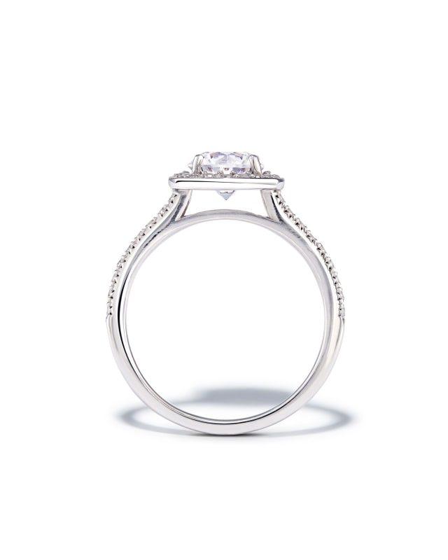 Round Iconic Halo Engagement Ring image number 2.0