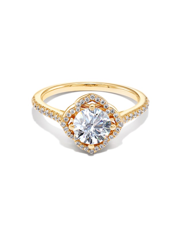 Signature Engagement Ring in 14k Yellow Gold image number 0.0