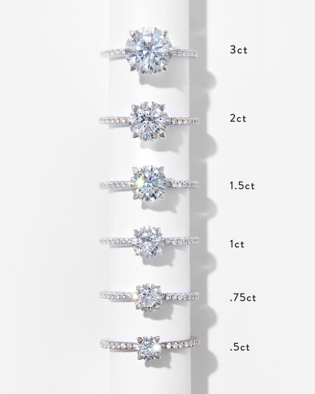 0.5 ct Signature Engagement Ring in 14k White Gold image number 1.0