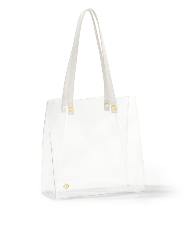 Small Tote Bag in PVC OFF - WHITE