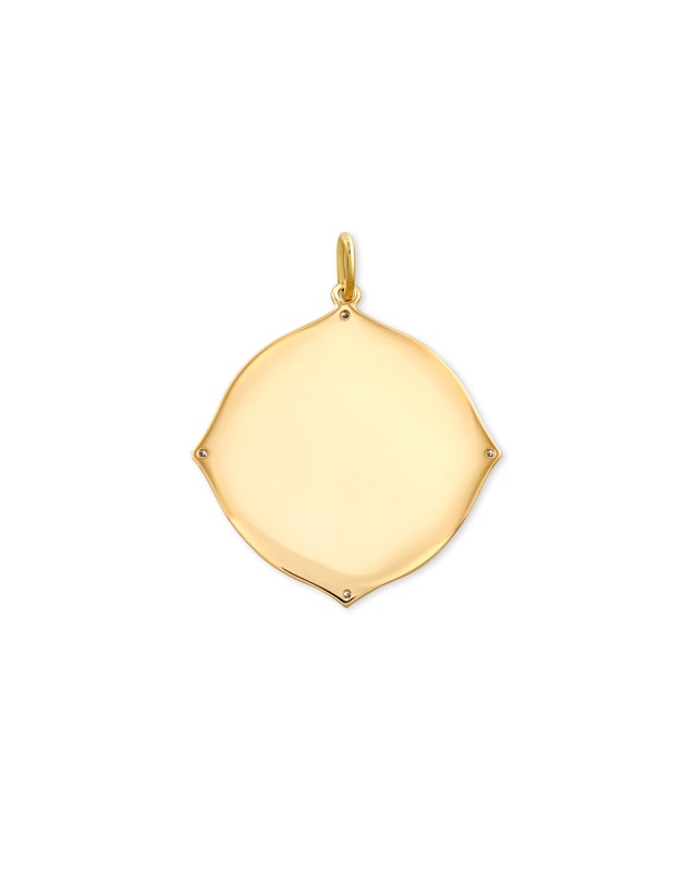 Matilda 14k Yellow Gold Charm in White Diamond image number 1.0