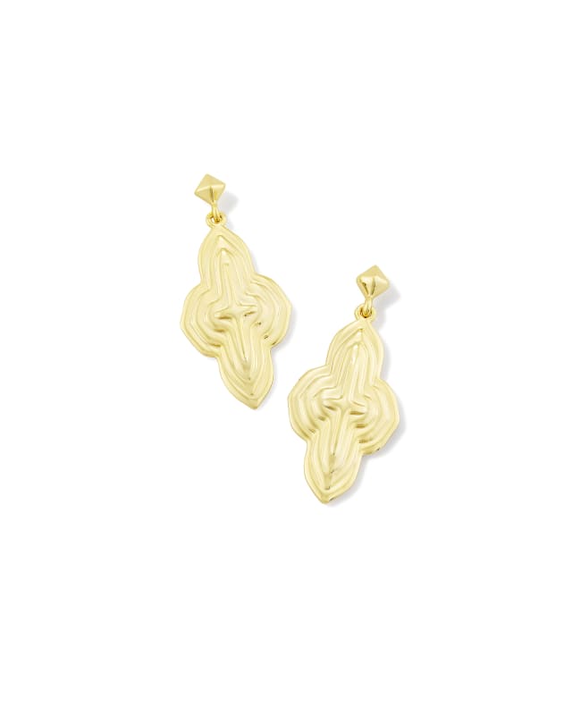 Abbie Metal Drop Earrings in Gold image number 0.0