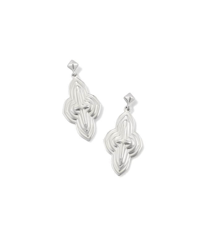 Abbie Metal Drop Earrings in Silver image number 0.0