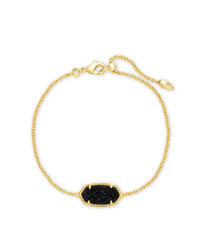 Kendra Black Clover Bracelet — Lynela's Fashion