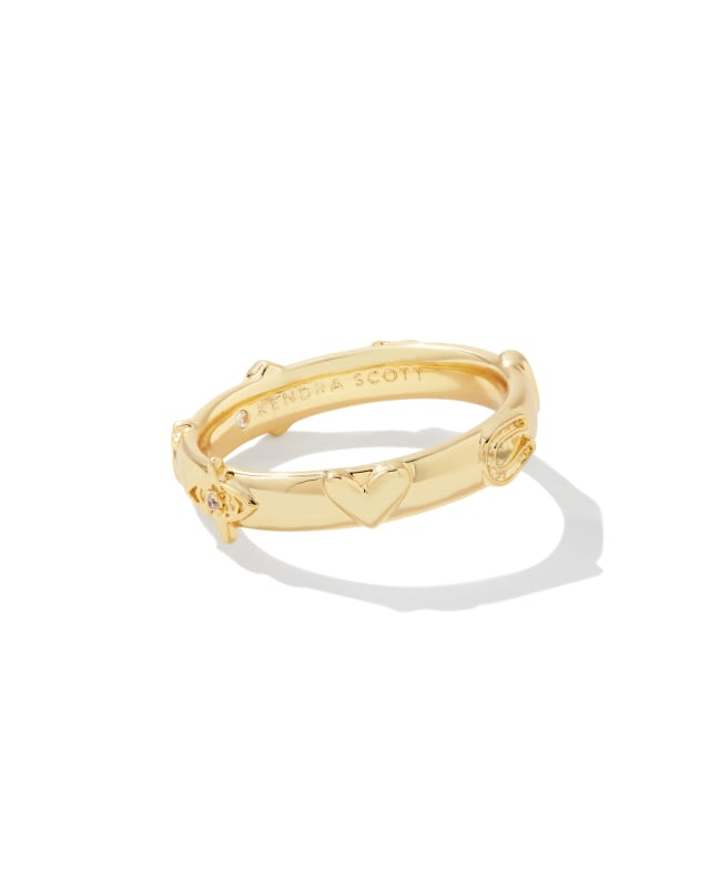 Andi Band Ring in Gold