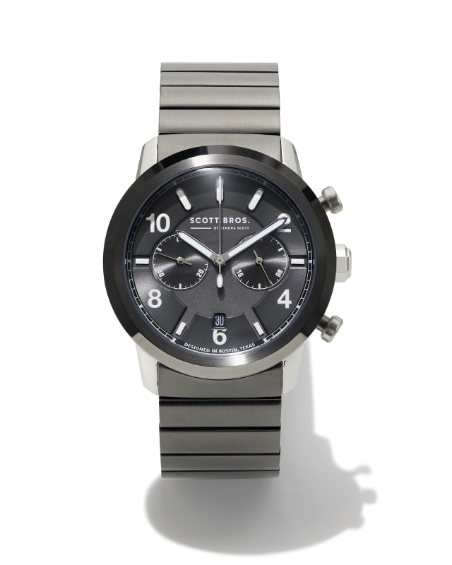 Hudson Gunmetal Stainless Steel 41mm Watch in Gray image number 0.0