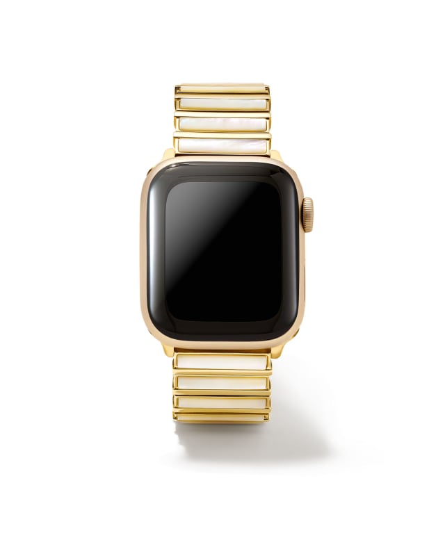 Pearl Gold Tone Stainless Steel 38/40mm Band For Apple Watch®