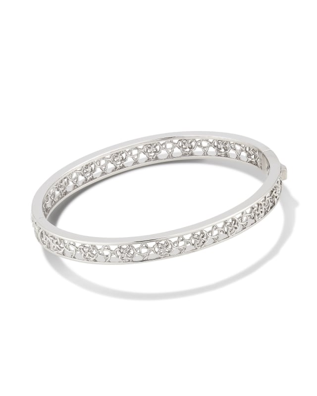 Kelly Bangle Bracelet in Silver image number 0.0