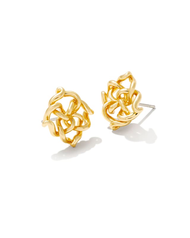 Kelly Stud Earrings in Gold image number 0